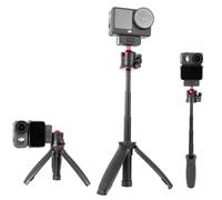 Pellking Trípode extensible de liberación rápida para DJI Osmo Nano y Action de 6 a 13 pulgadas, trípode ligero de 4 secciones con bloqueo de botón, cabeza de bola de 360° y base antideslizante para