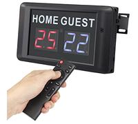 PELLOR Marcador Temporizador Digital Electrónico,Marcador Electrónico LED Portátil para Baloncesto Tenis, Marcador Deportivo con Mando a Distancia,Admite Competición Deportiva Indoor y Outdoor