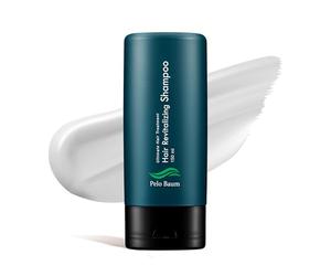 Pelo Baum Champú Capilar Revitalizante Limpiador de Cuero Cabelludo con Péptidos y Biotina Para Cabello Fino y Debilitado Hombre y Mujer, 150 ml