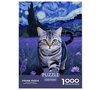 Pelo Corto Americano Puzzle Imposible,desafío for Adults Entretenimiento Creativo 1000 Piezas Obra De Arte De Juego De para Adultos, Regalos A Partir De 14 Años 70x50cm/1000pcs