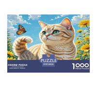 Pelo Corto Europeo 1000 Piezas Animales Rompecabezas De Desafiantes Impossible Puzzle Juguetes Juego De Habilidad para Niños Regalos 38x26cm/1000pcs