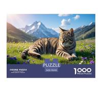 Pelo Corto Europeo 1000 Piezas Impresionante Puzzle Inteligencia Juguete Regalo Creativo para La Relajación Diversión EduGatoivo 70x50cm/1000pcs