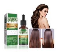 Pelo de agua de romero, aceite de romero nutre el cabello acelerar el crecimiento del cabello del cuero cabelludo, repara el cabello/cejas y pestañas seco y dañado, adecuado para mujeres y hombres (1