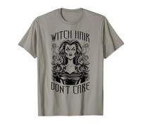 Pelo de Bruja no Importa Halloween gótico Estilista Pop Art Camiseta