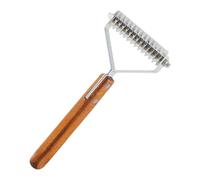 pelo de gato | aseo para mascotas de doble cara con extremos redondeados - herramienta eficaz para el cuidado del cabello para la piel suelta, enredo, nudos |