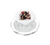 Pelo Largo Dachshund Comic Art Streetwear PopSockets PopGrip para MagSafe