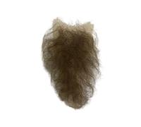 Pelo privado falso invisible realista pelos corporales falso pelo en el pecho bigote pelo falso en la axila hecho a mano 5x12cm,Marrón,One Size