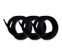 Pelo profesional de 3 hank, pelo de caballo mongol natural sin blanquear de 33 pulgadas