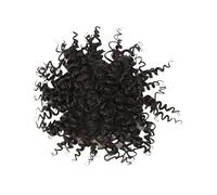 Pelo sintético flequillo fácil de usar aspecto natural africano afro Scrunchie para mujeres peinados rápidos accesorios cosplay africanos afro moño