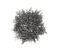 Pelo sintético flequillo fácil de usar aspecto natural africano afro Scrunchie para mujeres peinados rápidos accesorios cosplay africanos afro moño