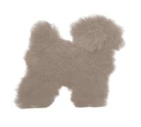 Pelo sintético realista para el entrenamiento de competencia de aseo y reemplazo de perros reales durante la práctica de entrenamiento de mascotas