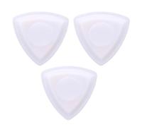 Pelocas de guitarra LED 3 Packling Pick Up Picks con efecto brillante para el brillo para el bajo acústico Ukulele de bajo rendimiento ABS Material de ABS Púrpura verde