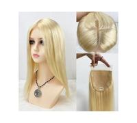 Peloes de Mujer - Extensiones de pelo brasileño, 12,7 x 12,7 cm, encaje de seda, cierre de encaje, con clip para el pelo de bebé, extensiones de pelo humano brasileño Remy rubio, extensiones de