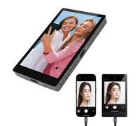 Pelone Vlog Selfie Monitor Monitor, Monitor de Cámara de 3,97 por Teléfono Magnético, Control Remoto de 30 Pies, Interruptor de Modo de Relación/Espejo, Brillo Ajustable,