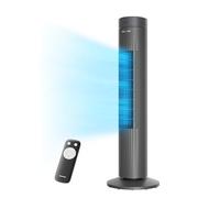 Pelonis 76CM Ventilador de Torre con Mando, 3 Velocidades Ajustables, Enfriamiento Ultra Silencioso, Temporizador de 7 Horas, Perfecto para Hogar, Oficina y Dormitorio
