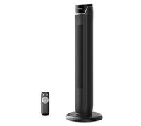 Pelonis Ventilador de torre oscilante con mando a distancia, ventilador eléctrico de torre de pie para dormitorio, oficina y hogar, ventilador de torre portátil silencioso sin hojas