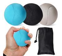Pelota Antiestrés 3 Piezas, Pelota Rehabilitacion Mano con Diferentes Grados de Dureza, Bola Antiestres, Fortalecedores de Mano para Capacitación en Rehabilitación y Alivio de La Ansiedad
