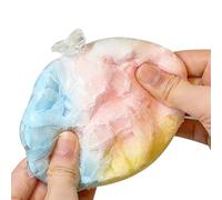 Pelota antiestrés: Dispositivo para apretar Rebote, Herramienta para calmarse, de Silicona Suave, recuperación rápida de la Forma, Equipo regulación Emocional, Bola táctil Multicolor Momentos c