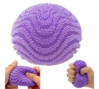 Pelota Antiestrés Fuzz Ball, Juguete Antiestrés Fidgets Squishys, Cubo Sensory para la Ansiedad y el Estrés, Regalos de Pascua y Cumpleaños para Adultos y Adolescentes con Autismo