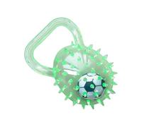 Pelota Chirriadora Perros,Pelota Chirriadora Con Fútbol En El Interior,Juguetes De Morder De Goma Con Púas Para Perros Grandes Con Asa | para Masticar, Juego, Entrenamiento, Interior, Exterior y