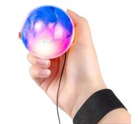 Pelota con Cuerda Pelota de Rebote de Goma para Entrenamiento de Rebote | Pelota de Rebote Juguete de Práctica para Gimnasio, Escuela y al