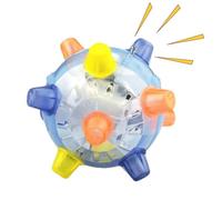 Pelota de activación de salto para perros - Pelotas vibradoras para cachorros, bola de perro agitadora 2025, bolas interactivas para perros con luces y música, baile en movimiento para perros jugando