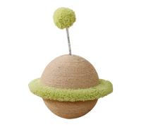 Pelota de araña para gatos de sisal - Juguete de sisal con péndulo estimulante, juguete para gatitos para entrenamiento de garras, juego de caza, ejercicio autónomo reducción del aburrimiento