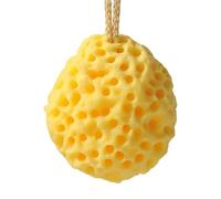Pelota de baño con textura suave para niños Piel suave espuma rápida segura Práctica esponja para bebés Color amarillo Herramienta sensorial de aprendizaje Accesorios para bebés Accesorios