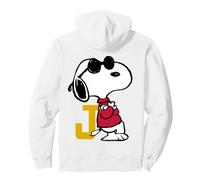 Pelota de béisbol Peanuts Joe Cool Snoopy con Logotipo Retro Deportivo clásico Sudadera con Capucha