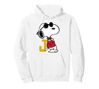 Pelota de béisbol Peanuts Joe Cool Snoopy con Logotipo Retro Deportivo clásico Sudadera con Capucha