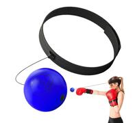 Pelota de boxeo | Casco ajustable transpirable suave - Bola de reacción coordinación mano entrenamiento - para entrenamiento ejercicio fitness mejora adultos jugadores principiantes