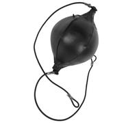 Pelota de Boxeo Colgante Profesional de Alta Elasticidad PU Negro | Entrenamiento de Agilidad, Rebote Preciso y Durabilidad, Estilo Cuerda Negra para Gimnasio