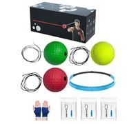 Pelota De Boxeo Con Banda Para La Cabeza Fitness Usable Para Puñetazos | Juego de pelota de entrenamiento de boxeo y banda de silicona para cámara de viaje, gimnasio, hombres, mujeres, principiantes