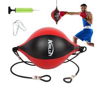 Pelota de boxeo con cuerda elástica - Dispositivo de impacto colgante, equipo de agilidad | conjunto de rodamientos rotativos, exterior premium, equipo para mejorar la precisión de explosión
