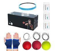 Pelota de Boxeo con Diadema,Pelota de Entrenamiento de Boxeo con Diadema - de Reflejo de Cabeza para niños, de Entrenamiento de Reflejos de Boxeo portátil para Mejorar la Competencia de p