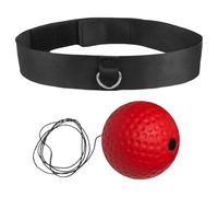 Pelota de boxeo con diadema: pelota de reacción de boxeo montada en la cabeza, pelota antiestrés para niños, pelota de velocidad mágica, entrenamiento de habilidades para adultos, fitness en el hogar