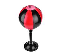 Pelota de Boxeo de Escritorio con Ventosa, Saco de Boxeo de Mesa Inflable para Aliviar el Estrés, Mini Punching Ball con Resorte para Entrenamiento de Reflejos en Oficina y Ho