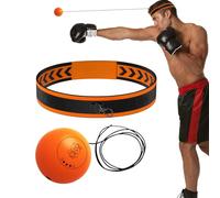 Pelota De Boxeo De Reflejos | Equipo De Entrenamiento Con Bola Reflejada Para Principiantes - Divertidos Accesorios Deportivos Para Adultos Y Entrenador Coordinación Ojo-Mano
