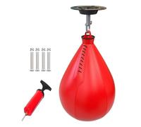 Pelota de boxeo de velocidad, bolsa de boxeo, pelota de entrenamiento en forma de pera, bolas giratorias reutilizables para gimnasio, bolsas de boxeo portátiles para hombres y mujeres