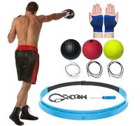 Pelota de Boxeo Juego De Reaccion Con Casco Ajustable