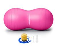 Pelota de cacahuete antiexplosión, pelota de ejercicio de alta capacidad de peso para nacimiento, yoga, pilates y terapia física, pelota de fitness de PVC ecológica para niños y adultos, incluye bomba