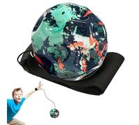 Pelota de Camuflaje de Muñeca - 23 x Bolas de Muñeca de Balonmano de Deporte en una cuerda - Bola de goma elástica en una bola de vuelta de cuerda de juguete divertido para un solo jo