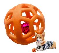 Pelota de con campana,de bola de cachorro pequeño hueco portátil - s interactivos para gatos, bolas reutilizables, juego de persecución de bolas con campana pequeña para masticadores agresivos, resist