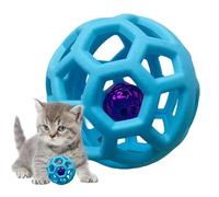 Pelota de con campana,Exquisito portátil TPR Ball para cachorros - s interactivos para gatos, bolas reutilizables, juego de persecución de bolas con campana pequeña para masticadores agresivos, resist