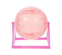 Pelota de Ejercicio Mini para Hámster y Rata, Plástico | Uso en Jaula, Base Estable de Pie, Superficie Lisa, para Tienda de Mascotas y Dueños de Pequeños Animales Color Aleatorio