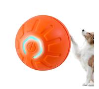 Pelota de ejercicio para mascotas - Juguete rodante automático alimentado por USB | Bola de juego interactiva inteligente, dispositivo divertido para masticar para cachorros y gatos