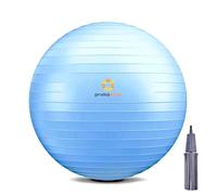 Pelota de ejercicio y yoga para equilibrio, estabilidad, fitness, entrenamiento, yoga, pilates, en casa, oficina y gimnasio, pelota de parto para embarazo, silla de pelota de oficina Tamaño: 45 cm, 55