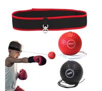 Pelota de entrenamiento de boxeo, pelota de reflejo con diadema ajustable | Diadema con bola refleja para principiantes,Pelotas de boxeo para ejercicio de coordinación mano-para dormitorio, sala de es