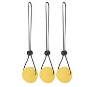 Pelota de Entrenamiento de Estiramiento de Fuerza de Dedo de Mano de Fitness Portátil Pelota de Ejercicio de Dedo de Silicona para Fitness para el Síndrome del Túnel Carpiano(Amarillo 15 grados)