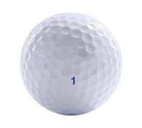 Pelota de entrenamiento de golf - Pelota de práctica de golf de doble capa - Cabezal de varilla de alineación única - Ayuda de práctica para principiantes - Mejora de swing lento y putt - Accesorio du